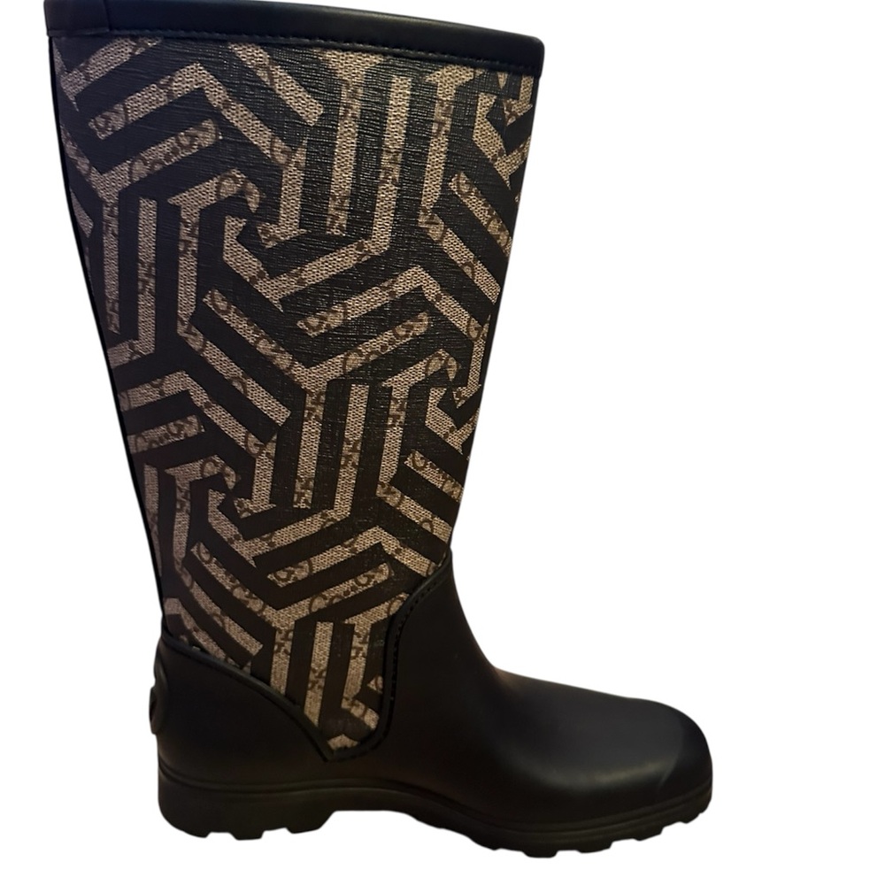 Never Worn!! Authentic Gucci Black And Patterned … - image 1